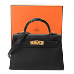 Epsom Mini Kelly Sellier 20 Black
