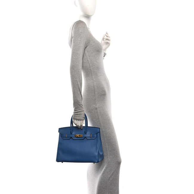 Epsom Birkin 30 Bleu Agate Main Image