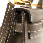Epsom Mini Kelly Sellier 20 Etoupe
