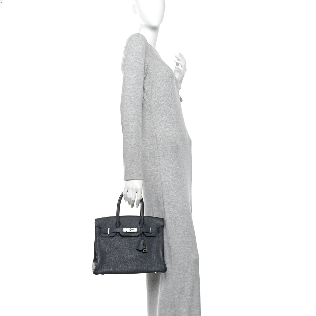 Togo Birkin 30 Gris Misty