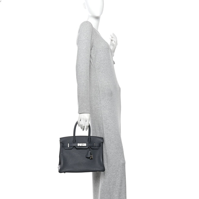 Togo Birkin 30 Gris Misty Main Image