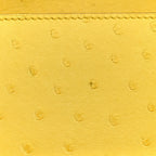 Ostrich Mini Sac Roulis Jaune Citron