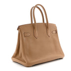 Taurillon Clemence Birkin 30 Biscuit