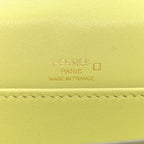 Matte Alligator Mini Sac Roulis Jaune Bourgeon