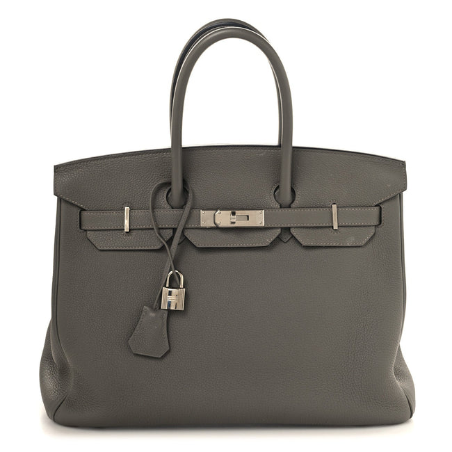 Togo BIRKIN 35 Gris Meyer Hover Image