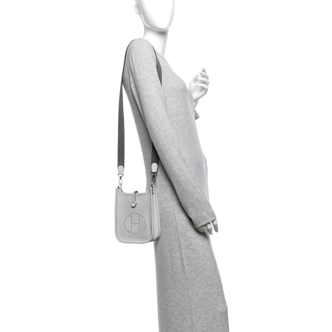 Taurillon Clemence Amazone Evelyne TPM Bleu Pale Gris Etain Main Image