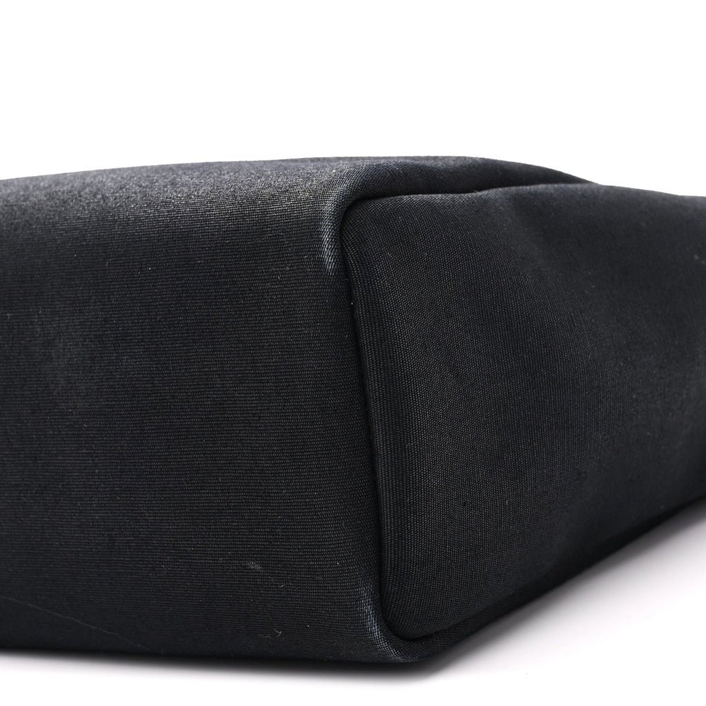 Toile Vache Calfskin Herbag 30 PM Black Natural
