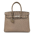 Ostrich Birkin 30 Mousse