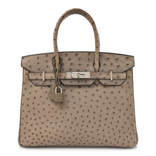 Ostrich Birkin 30 Mousse Hover Image