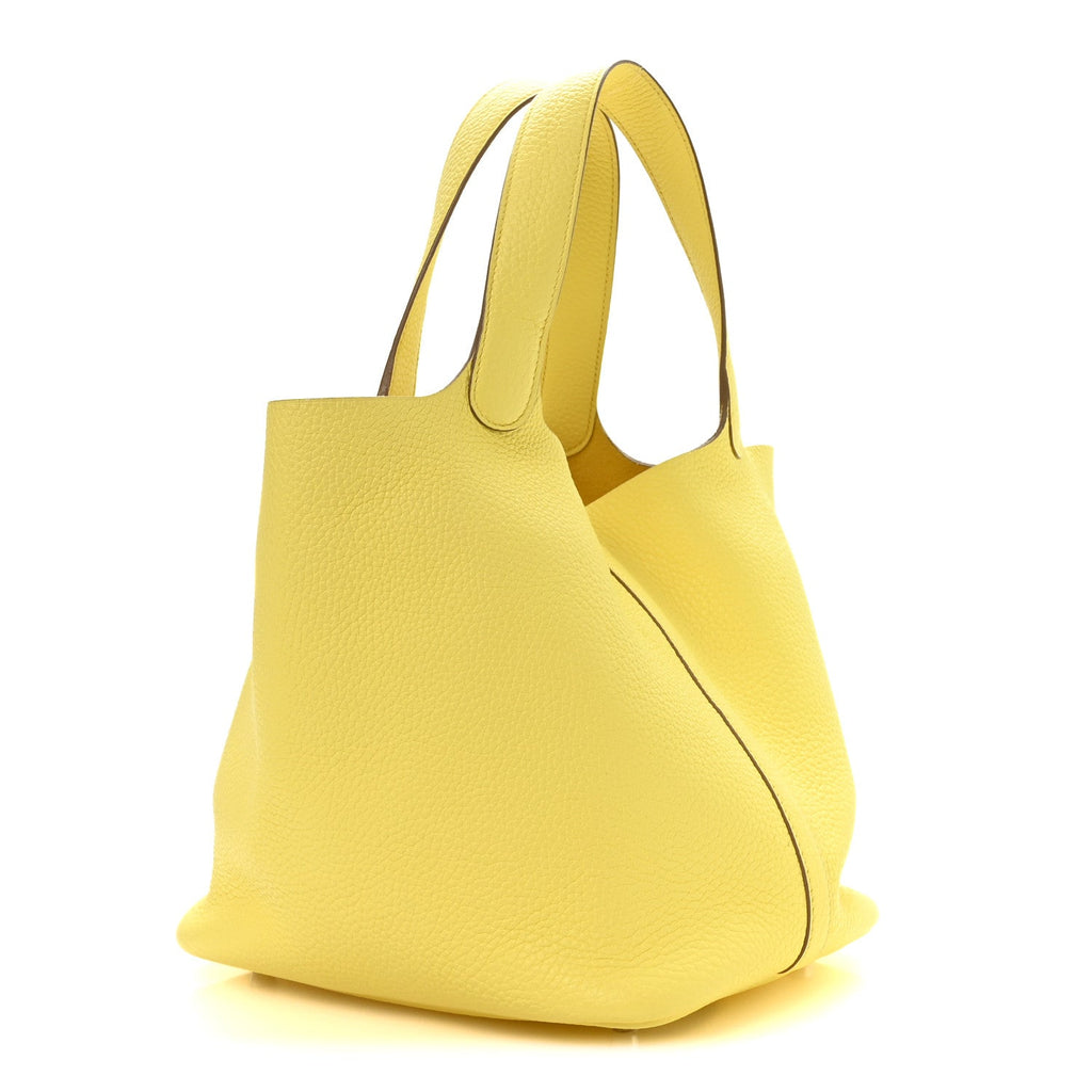 Taurillon Clemence Picotin Lock 22 MM Limoncello