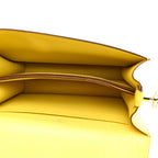 Ostrich Mini Sac Roulis Jaune Citron