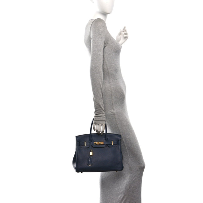 Togo Birkin 30 Bleu Nuit Main Image