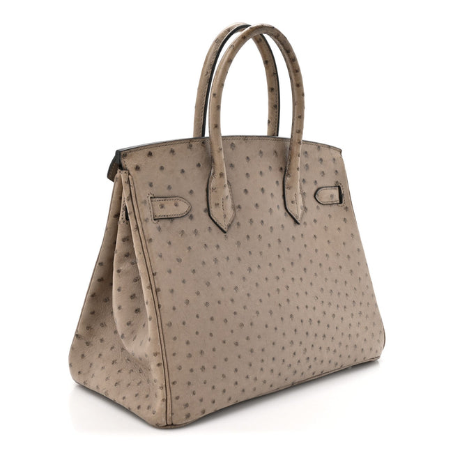 Ostrich Birkin 30 Mousse Main Image