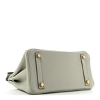 Togo Birkin 25 Gris Neve