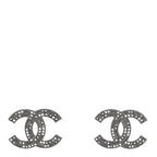 Ruthenium Crystal Star CC Earrings