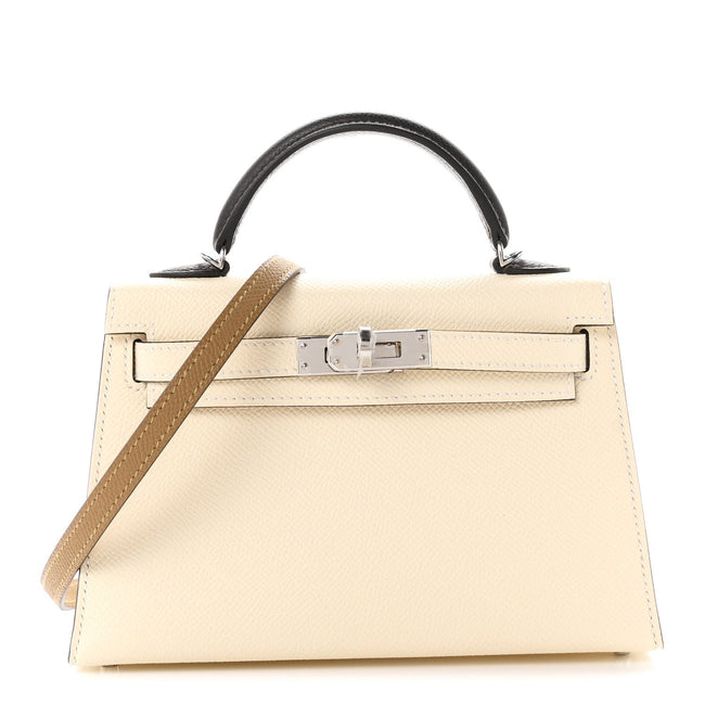 Epsom Mini Kelly Sellier 20 Nata Terre Bai Brun Hover Image