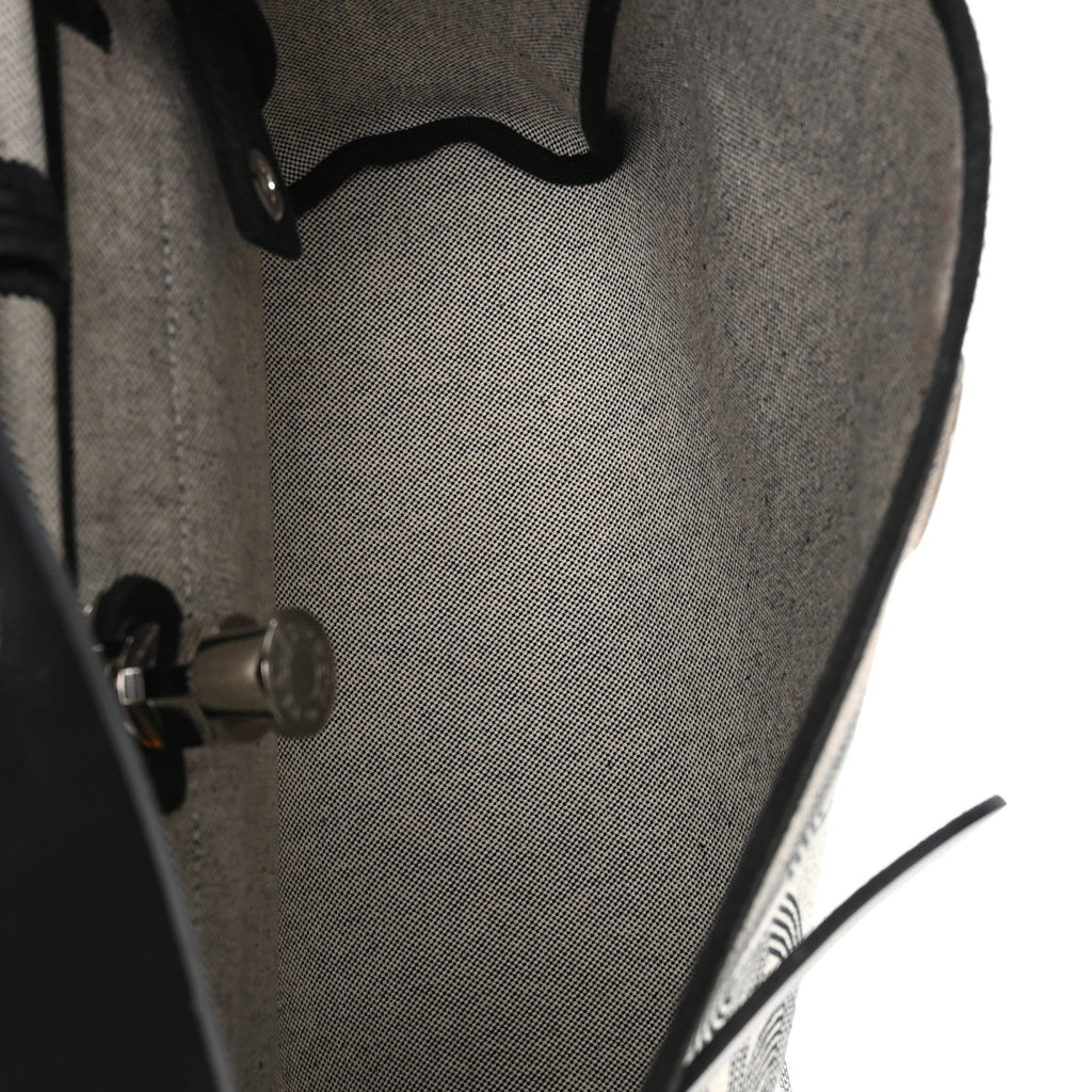 Vache Hunter Toile Chaine D'Ancre Herbag Zip Retourne 31   PM Ecru Black