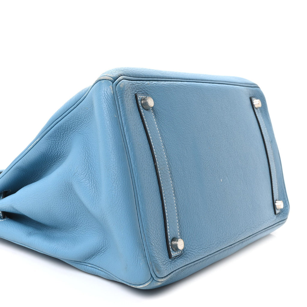 Taurillon Clemence BIRKIN 35 Blue Jean
