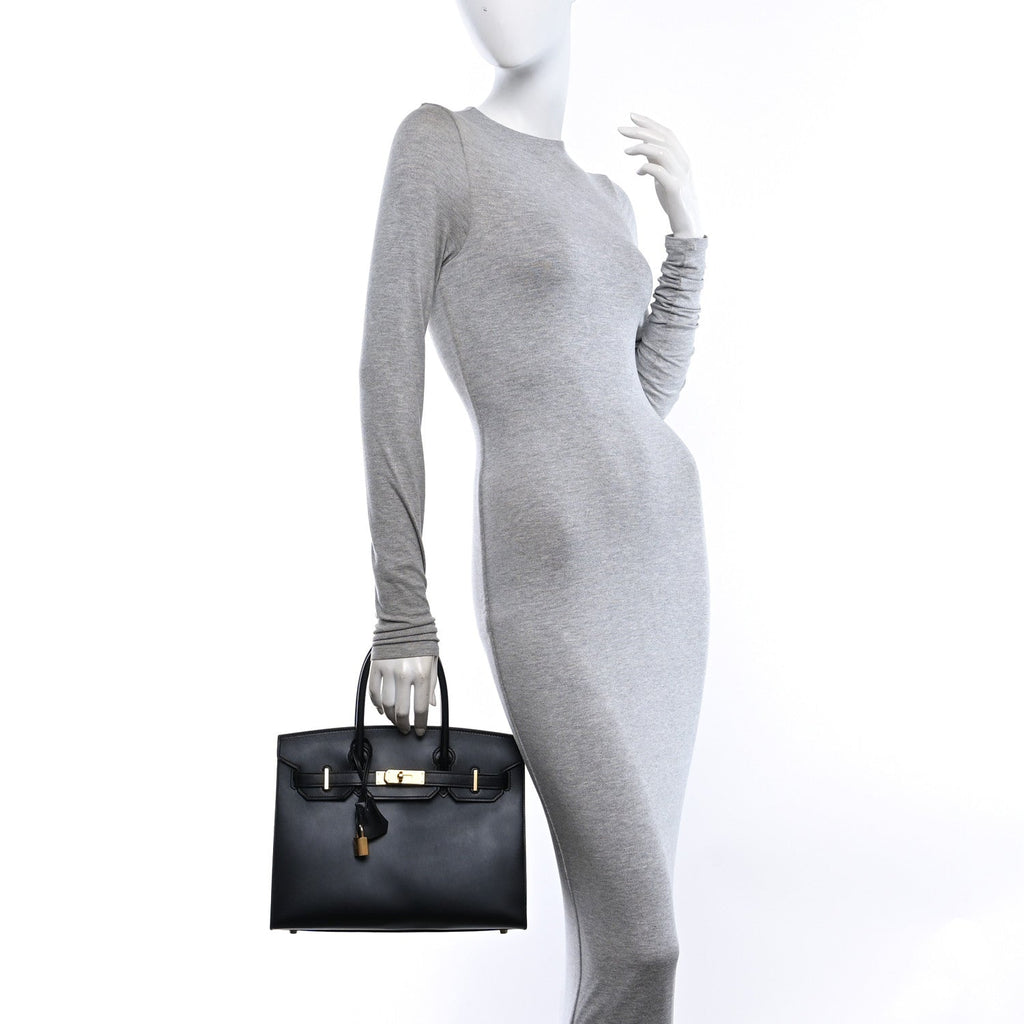 Veau Monsieur Birkin Sellier 30 Black