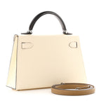 Epsom Mini Kelly Sellier 20 Nata Terre Bai Brun