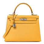 Epsom Kelly Sellier 28 Jaune Ambre