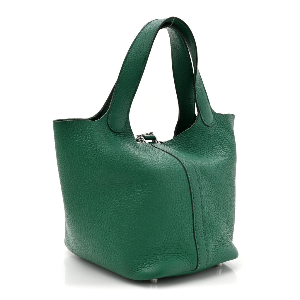 Taurillon Clemence Picotin Lock 18 Vert Vertigo