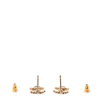 Crystal CC Earrings Gold