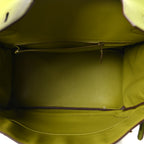 Togo Birkin 35 Vert Anis