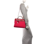 Military Toile Vache Hunter Herbag Zip Retourne PM 31 Rose Mexico Rouge Piment