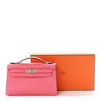 Swift Kelly Pochette Clutch Rose Azalee