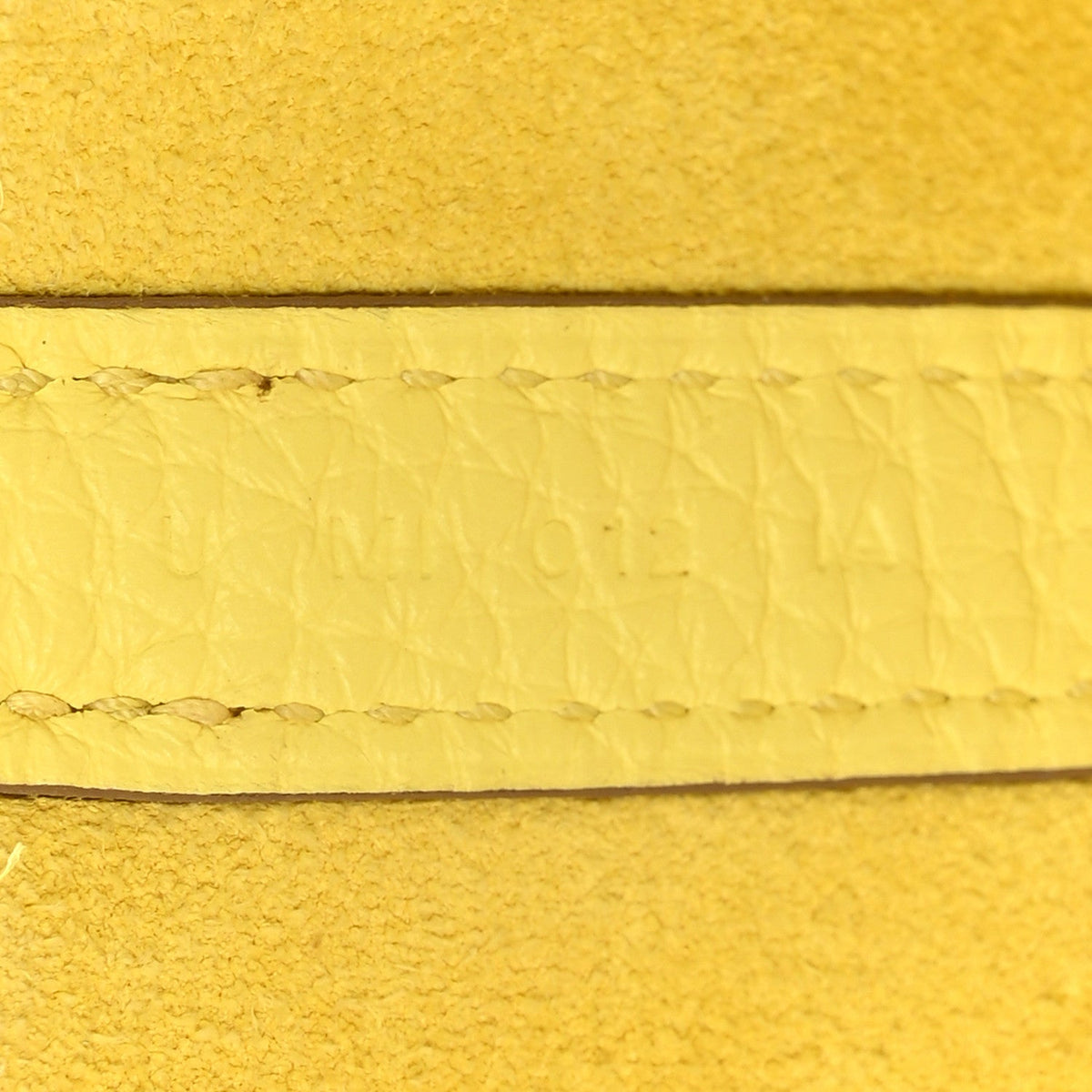 Taurillon Clemence Picotin Lock 22 MM Limoncello