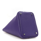 Taurillon Clemence Picotin Lock 18 PM Purple