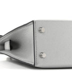 Metallic Chevre Chamkilight Mini Kelly Sellier 20 Argent