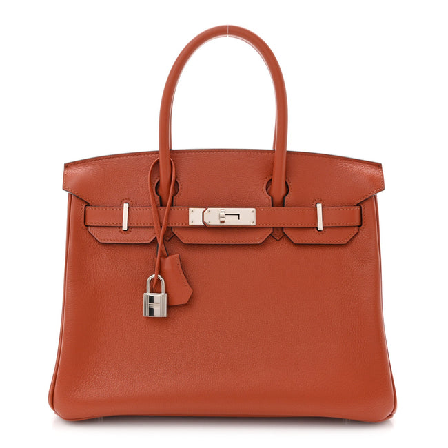 Taurillon Novillo Birkin 30 Cuivre Hover Image