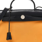 Vache Hunter Toile Herbag Zip 31 PM Jaune D'Or Bleu Izmir
