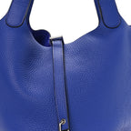 Taurillon Clemence Picotin Lock 18 PM Bleu Electrique