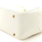 Taurillon Clemence Mini Lindy 20 New White