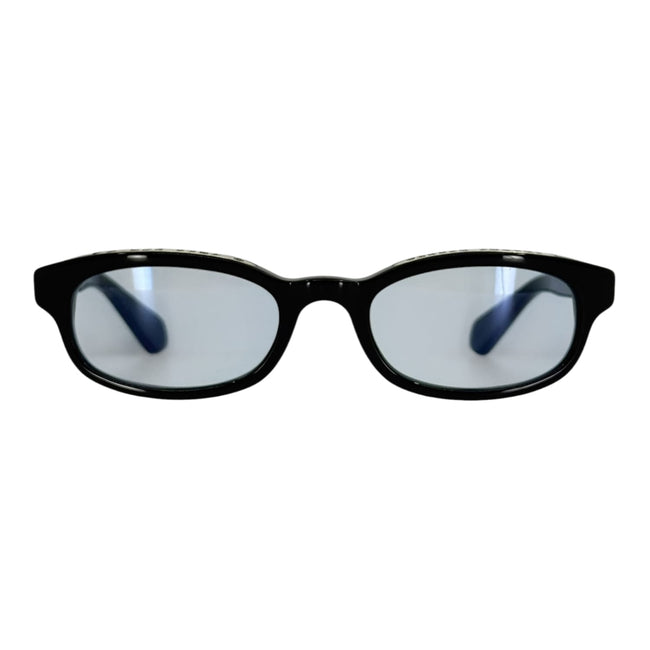 Chrome Hearts Lowrider Gloss Black Blue Tinted Glasses Hover Image