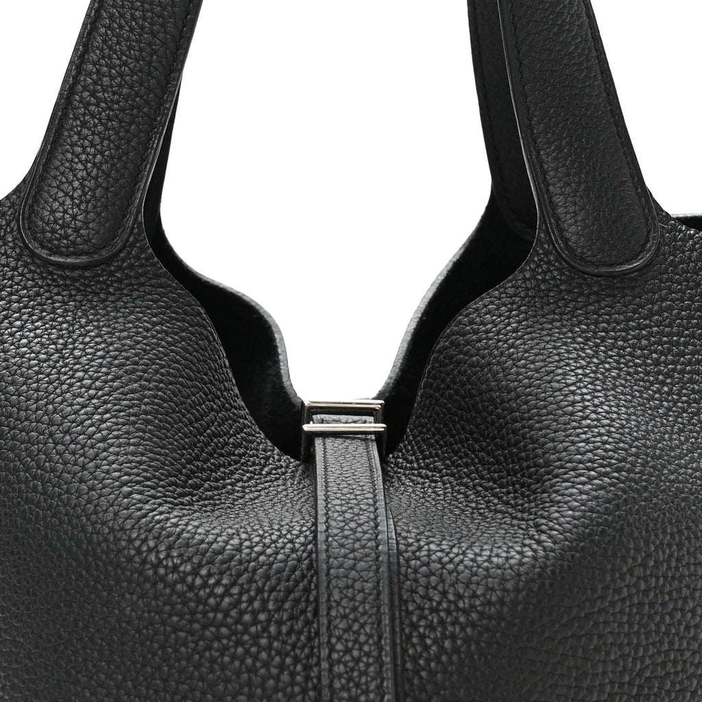Taurillon Clemence Picotin Lock 22 MM Black
