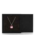18K Rose Gold Pink Sapphire Constance Amulettes Pendant Necklace