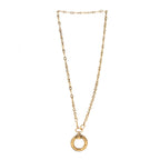 Loupe Magnifying Glass Necklace Gold