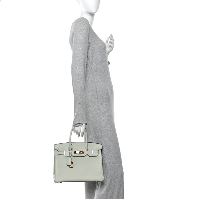 Togo Birkin 30 Gris Neve Main Image