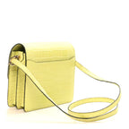 Matte Alligator Mini Sac Roulis Jaune Bourgeon