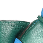 Togo Verso Birkin 30 Bleu Zanzibar Malachite