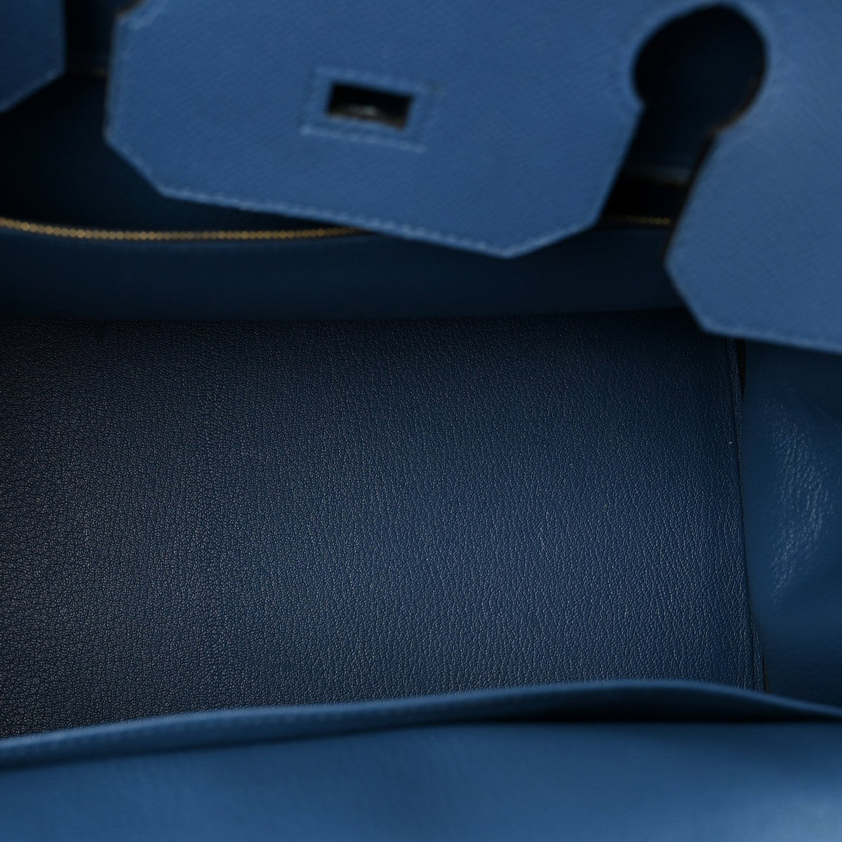 Epsom Birkin 35 Bleu Agate