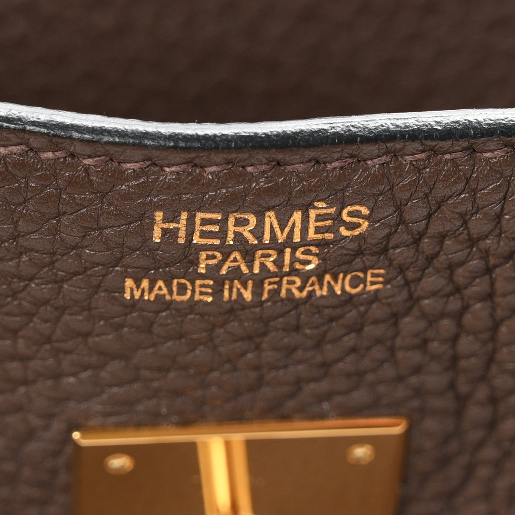 Taurillon Clemence Birkin 35 Cafe