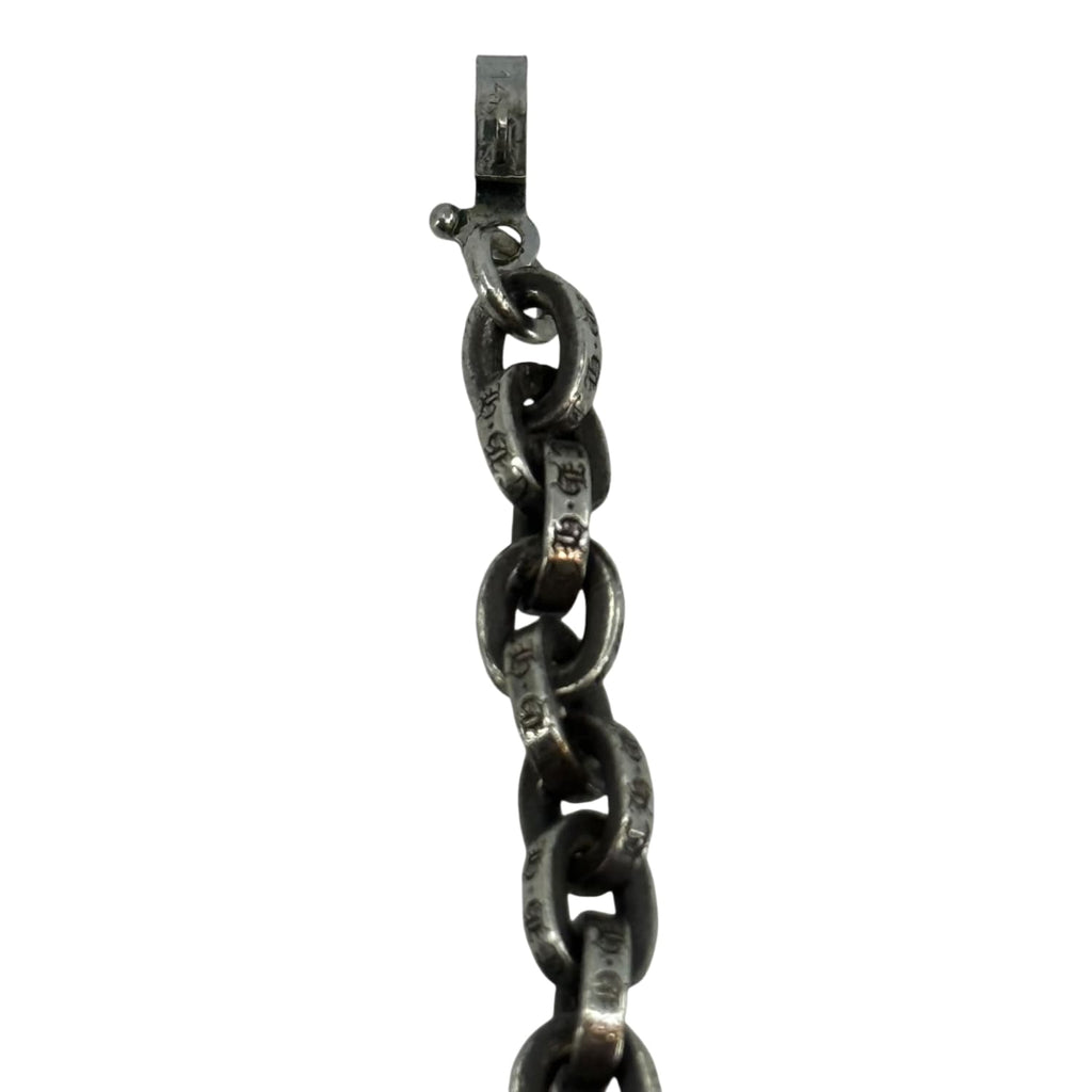 Chrome Hearts Silver Paper Chain Bracelet - 7 Inches