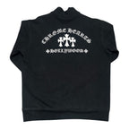 Chrome Hearts King Taco Embroidered Quarter Zip Black