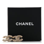 Crystal Timeless CC Earrings Light Gold
