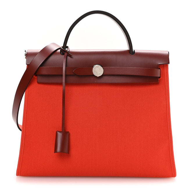 Vache Hunter Toile Herbag Zip 31 Capucine Rouge H Hover Image